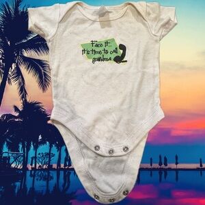 Baby One Piece “Face it, It Time To Call Grandma 6-9M White Pre Owned